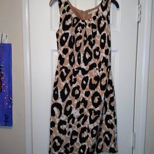 BANANA REPUBLIC LEOPARD PRINT DRESS